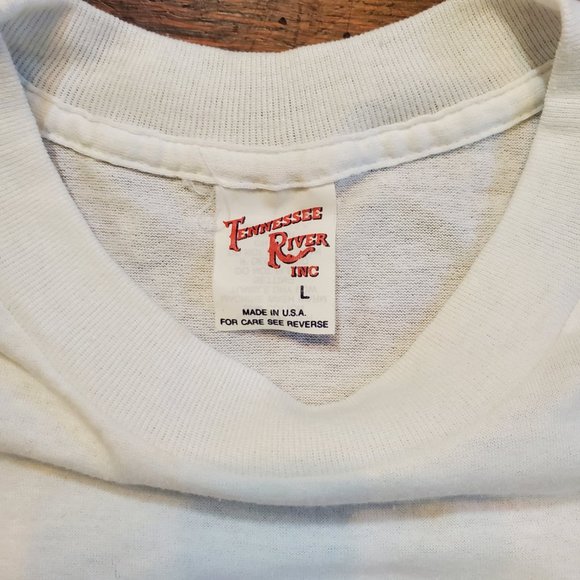 Vintage Don't Worry Be Happy Single Stitch T Shirt Size L Made in USA - Picture 2 of 6